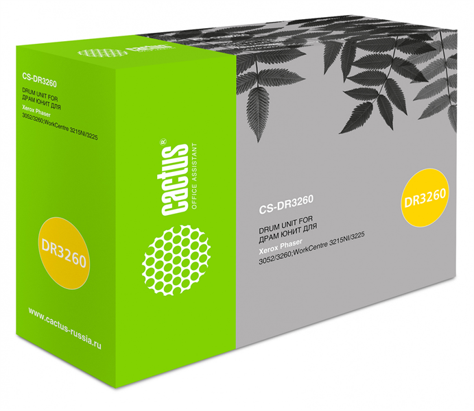 Cactus CS-DR3260 101R00474 черный ч/б:10000стр. для PH 3052/3260 WC 3215/3225 Xerox