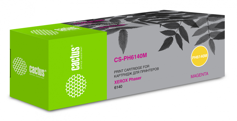 Cactus CS-PH6140M 106R01482 пурпурный (2000стр.) для Xerox Phaser 6140