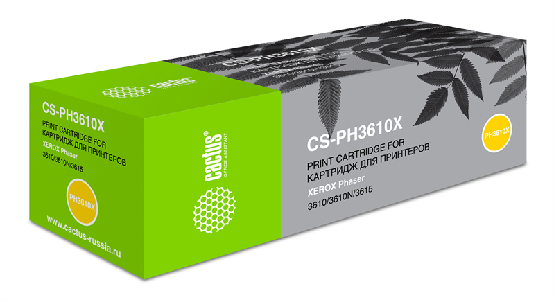 Cactus CS-PH3610X 106R02723 черный (14100стр.) для Xerox Phaser 3610/3610N/3615