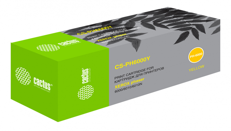 Cactus CS-PH6000Y 106R01633 желтый (1000стр.) для Xerox Phaser 6000/6010