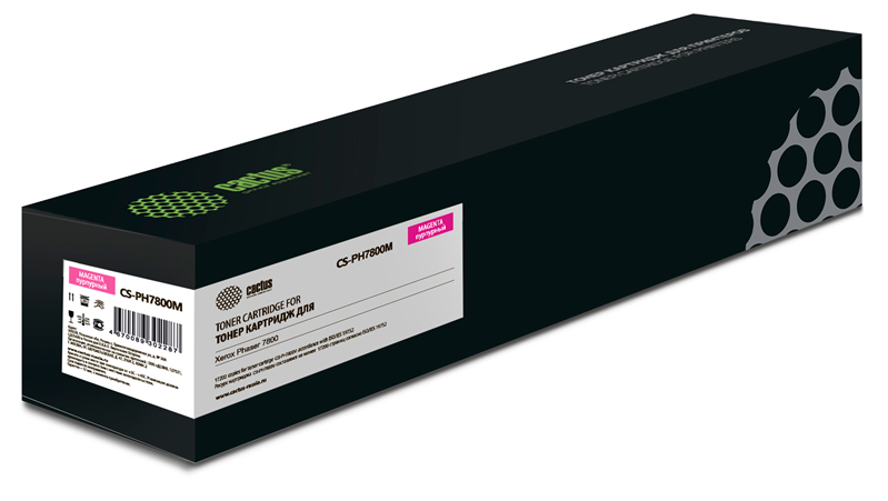 Cactus CS-PH7800M 106R01571 пурпурный (17200стр.) для Xerox Phaser 7800