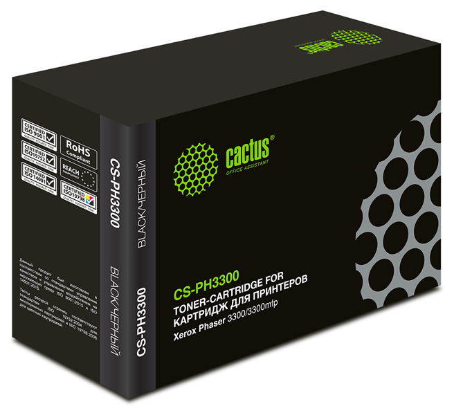 Cactus CS-PH3300 106R01412 черный (8000стр.) для Xerox Phaser 3300/3300mfp