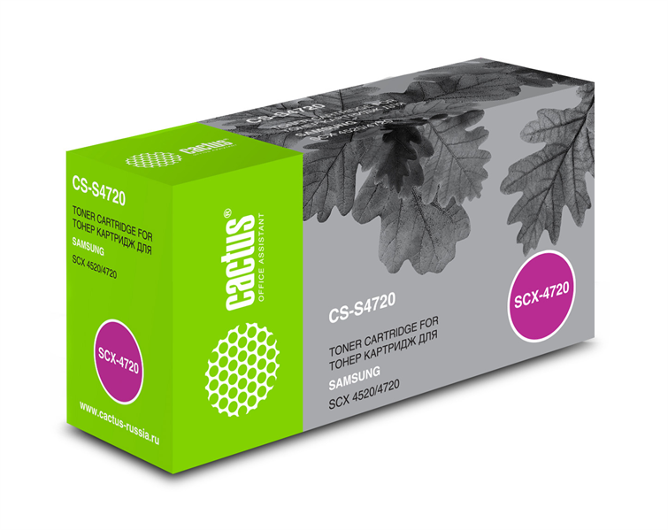 Cactus CS-S4720 SCX-4720D3 черный (3000стр.) для Samsung SCX-4520/4720/4720F/4720FN