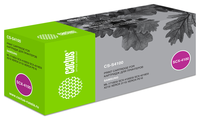 Cactus CS-S4100 SCX-4100D3 черный (3000стр.) для Samsung SCX-4100