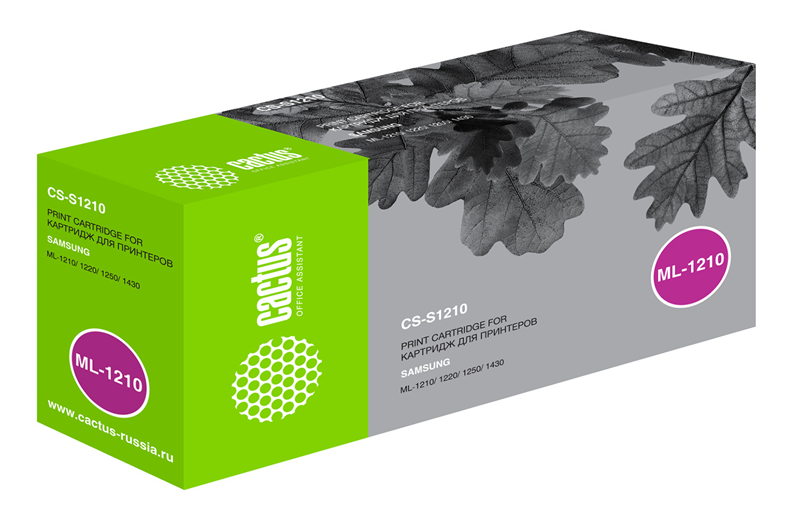 Cactus CS-S1210 ML-1210D3 черный (2500стр.) для Samsung ML-1210/1220/1250/1430