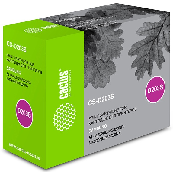 Cactus CS-D203S MLT-D203S черный (3000стр.) для Samsung SL-M3820D/M3820ND/M4020ND/M4020NX