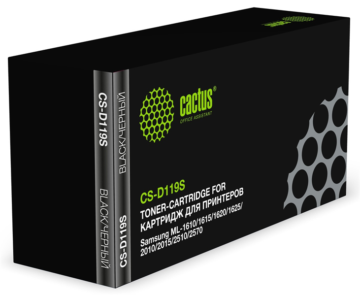 Cactus CS-D119S MLT-D119S черный (2000стр.) для Samsung ML-1610/1615/1620/1625/2010/2015/2510/2570/257