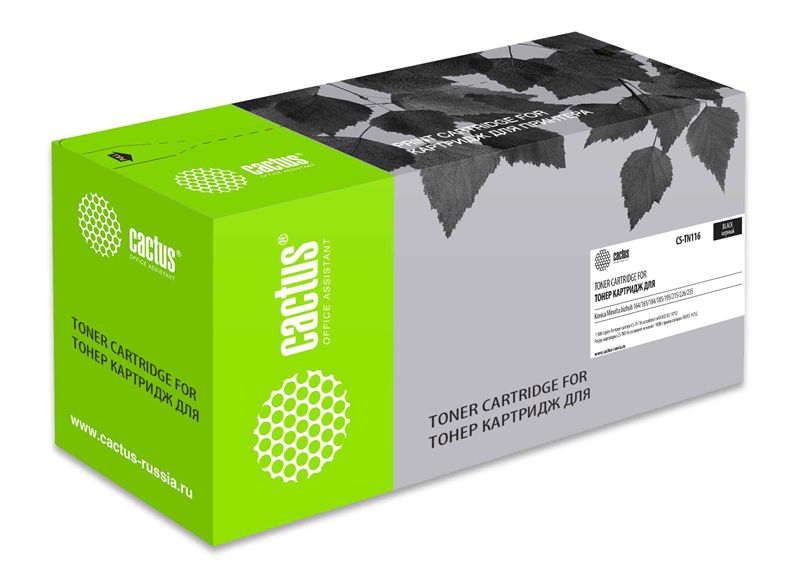 Cactus CS-TN116 TN-116 черный (11000стр.) для Konica Minolta Bizhub 164/165/184 /7718