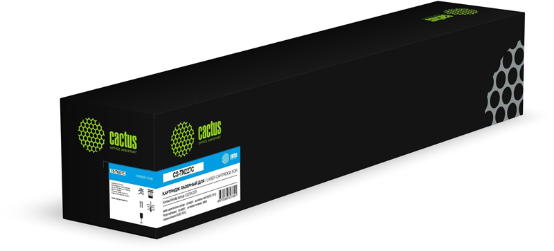 Cactus CS-TN227C TN-227C голубой (24000стр.) для Konica Minolta bizhub C227i/C257i