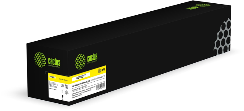 Cactus CS-TN227Y TN-227Y желтый (24000стр.) для Konica Minolta bizhub C227i/C257i