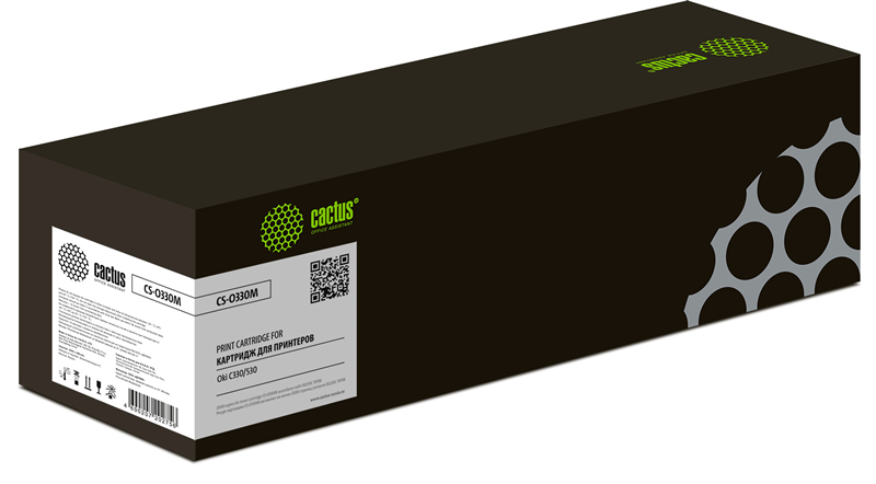 Cactus 44469715 CS-O330M 44469715 пурпурный (3000стр.) для Oki C330/C530