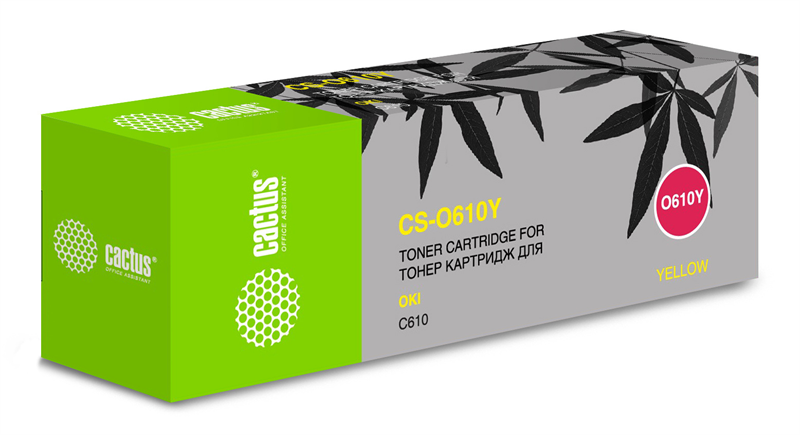 Cactus CS-O610Y 44315321 желтый (6000стр.) для Oki C610