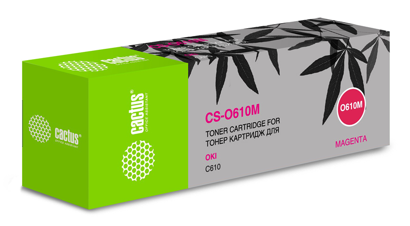 Cactus CS-O610M 44315322 пурпурный (6000стр.) для Oki C610