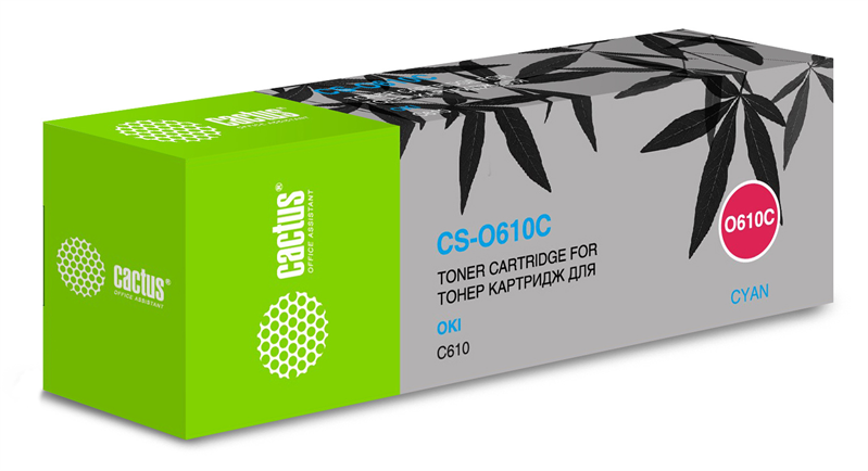 Cactus CS-O610C 44315323 голубой (6000стр.) для Oki C610