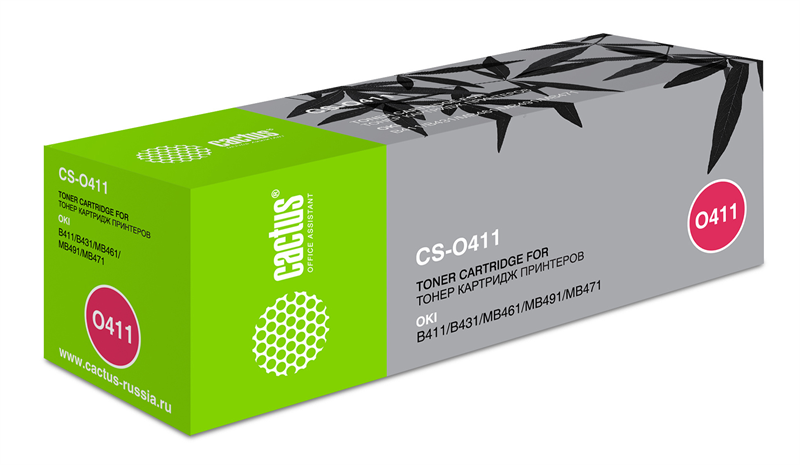 Cactus CS-O411 44574705 черный (3000стр.) для Oki B411/B431