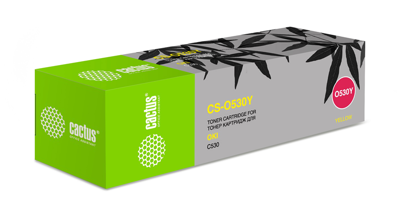 Cactus CS-O530Y 44469752 желтый (5000стр.) для Oki C530