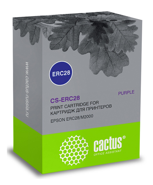 Cactus CS-ERC28 фиолетовый для Epson ERC28/M2000/FUJITSU-29745/AT3000/NORAND-815/4000/4815/4820/DP815/NP815