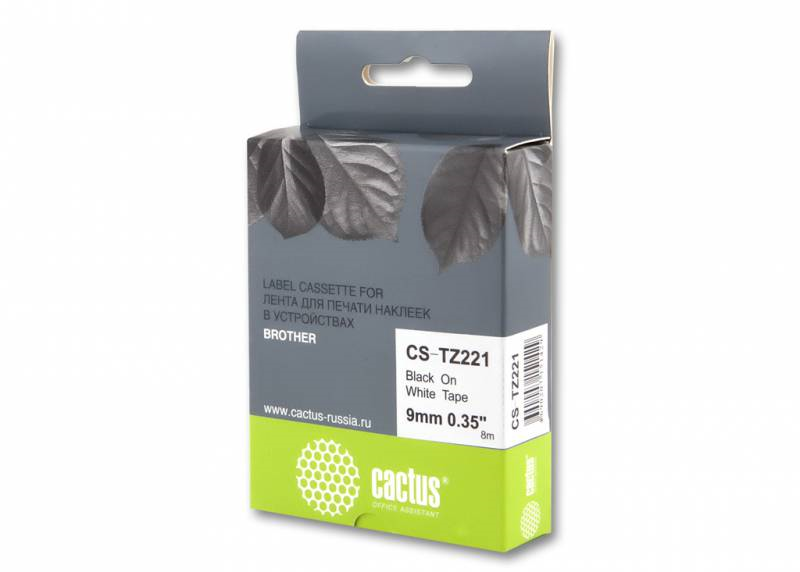 Cactus CS-TZ221 TZe-221 черный для Brother 1010/1280/1280VP/2700VP