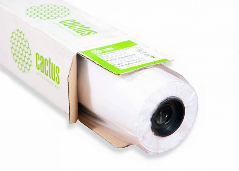 Cactus CS-PC90-91445 36"(A0) 914мм-45м/90г/м2/белый CIE169% матовое универсальная (с покрытием) втулка:50.8мм (2") (упак.:1рул)