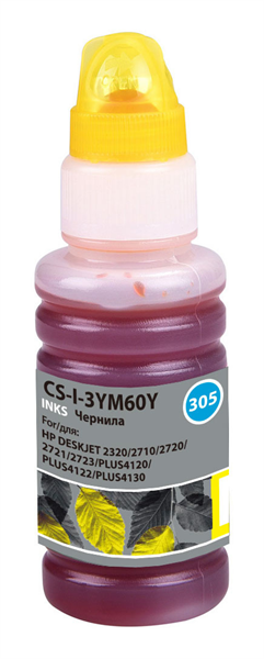 Cactus CS-I-3YM60Y №305 желтый 100мл для HP DeskJet 2710/2120/2721/2722/2723