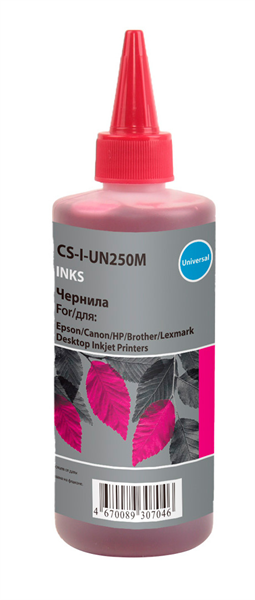 Cactus CS-I-Un250M пурпурный 250мл для Epson/Canon/HP/Brother Ecotank
