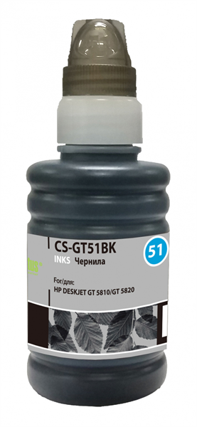 Cactus CS-GT51BK M0H57AE черный 100мл для DeskJet GT 5810/5820/5812/5822