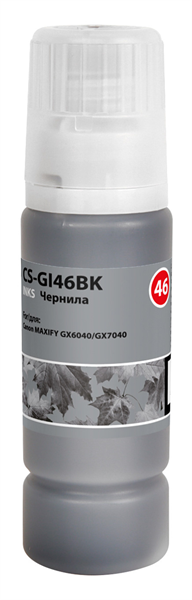 Cactus CS-GI46BK черный пигментный135мл для Canon MAXIFY GX6040/GX7040