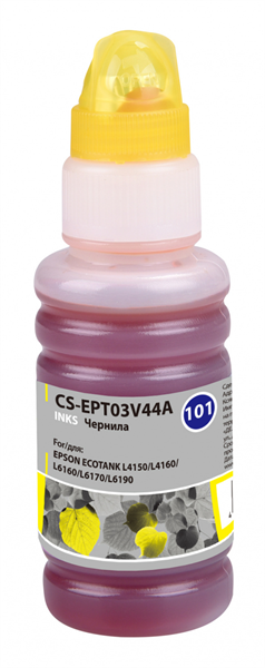 Cactus CS-EPT03V44A 101Y желтый 70мл для Epson L4150/L4160/L6160/L6170